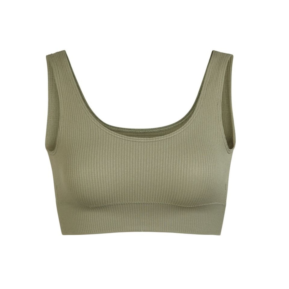 SKIMS seamless rib scoop bralette